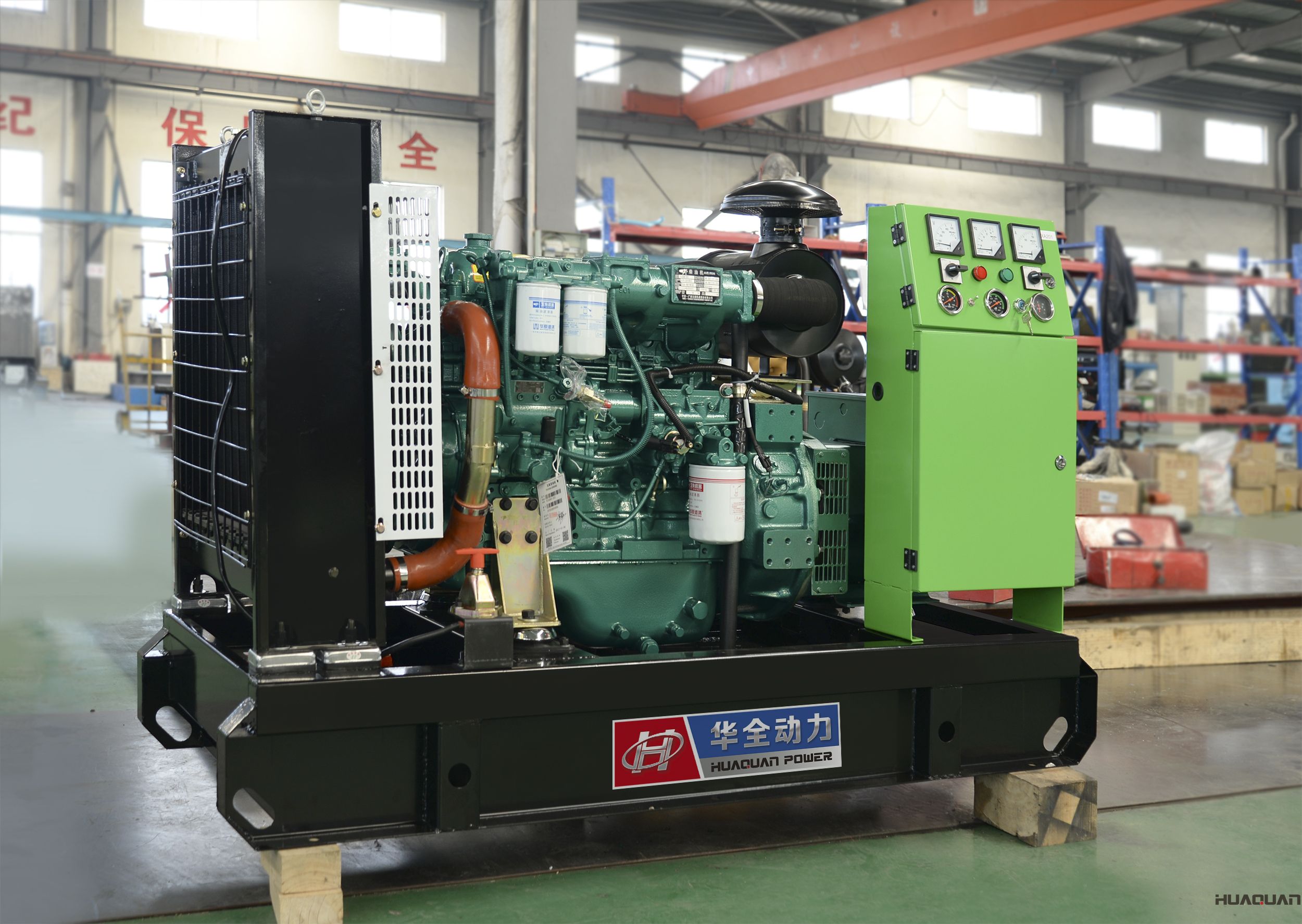 2018年4月20日華全動力20kw標(biāo)配柴油發(fā)電機組發(fā)往甘肅