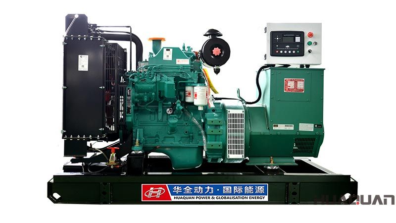 一臺(tái)50kw柴油發(fā)電機(jī)組在2018年5月30日成功發(fā)往山東省東營