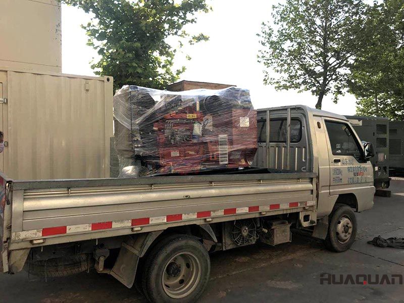 牟先生的HQ40GF標(biāo)配柴油發(fā)電機(jī)組發(fā)往吉林省長(zhǎng)春市，6.14號(hào)